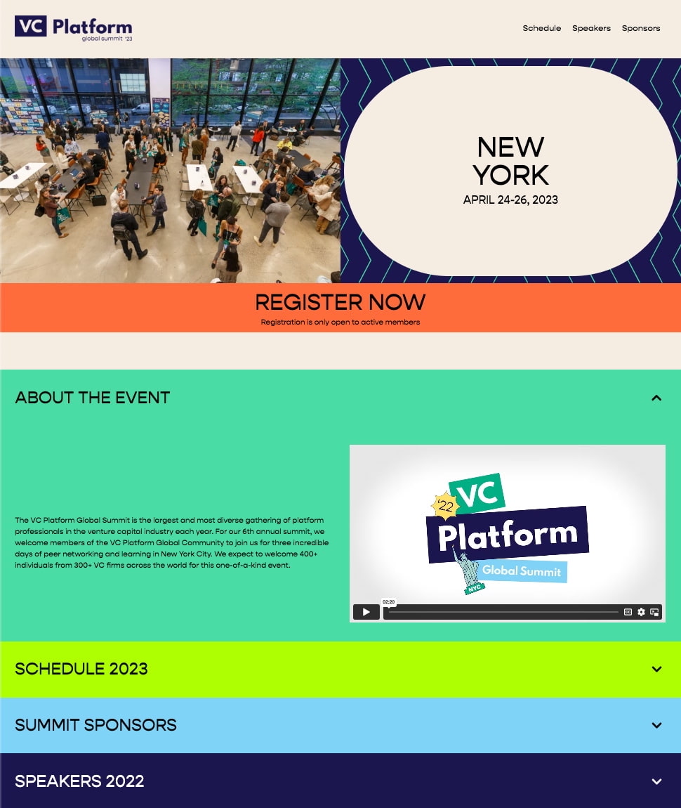 VC Platform Global Summit